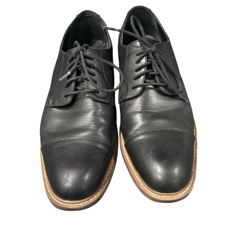 Perry Ellis Portfolio Men’s Black Dress Shoes – Size 11.5